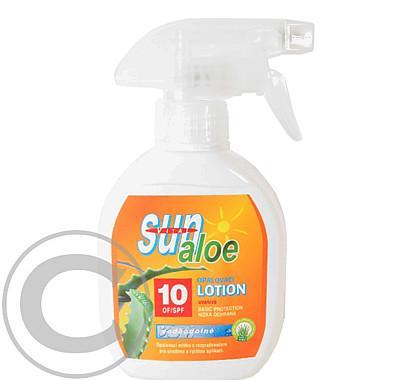 SUN VITAL Opalovací mléko OF10 s Aloe Vera 300ml