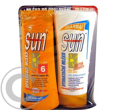 SUN VITAL opalovací mléko OF6   mléko po opalování 2x250 ml