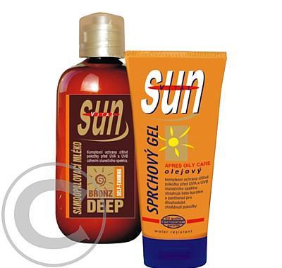 SUN VITAL samoopalovací mléko 250ml sprchový olej 200ml, SUN, VITAL, samoopalovací, mléko, 250ml, sprchový, olej, 200ml