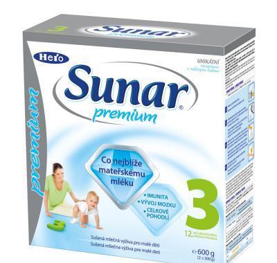 Sunar premium 3 s obsahem 600 g, Sunar, premium, 3, obsahem, 600, g