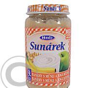 Sunárek banány s müsli a jogurtem 190g, Sunárek, banány, müsli, jogurtem, 190g