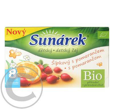 Sunárek čaj dětský šípkový s pomerančem 20 x 1.5g, Sunárek, čaj, dětský, šípkový, pomerančem, 20, x, 1.5g