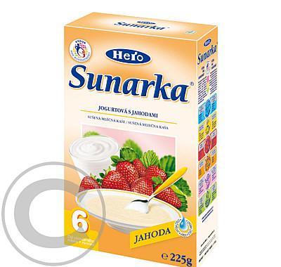 Sunarka jogurtová s jahodami a prebiotiky 250 g, Sunarka, jogurtová, jahodami, prebiotiky, 250, g