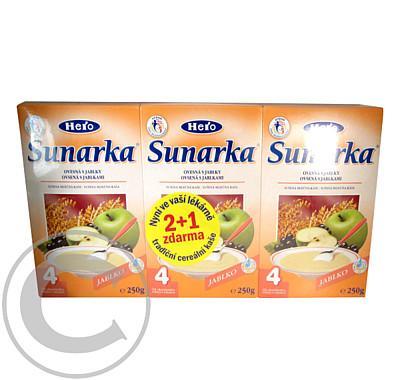 Sunarka ovesná s jablky 3x250g(2 1zdarma), Sunarka, ovesná, jablky, 3x250g, 2, 1zdarma,