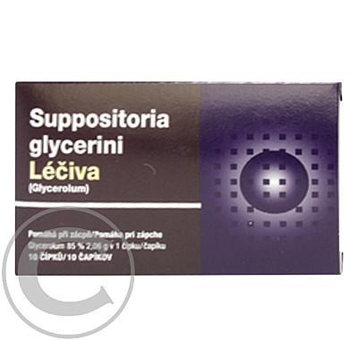 SUPPOSITORIA GLYCERINI LÉČIVA  10X2.06GM Čípek