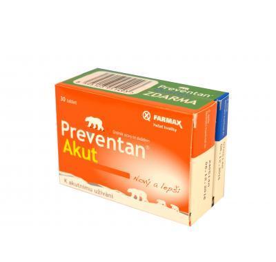 SVUS Preventan Akut 30 tablet   Preventan Quattro 12 tablet zdarma