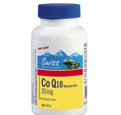 Swiss Co Q10 - koenzym Q10 30mg 30 kapslí, Swiss, Co, Q10, koenzym, Q10, 30mg, 30, kapslí