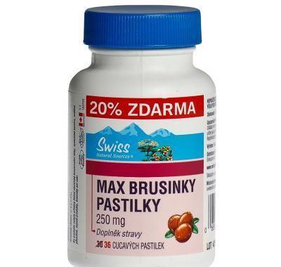 SWISS Max brusinky pastilky 30   6 tablet