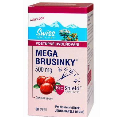 SWISS Mega Brusinky 50 kapslí, SWISS, Mega, Brusinky, 50, kapslí