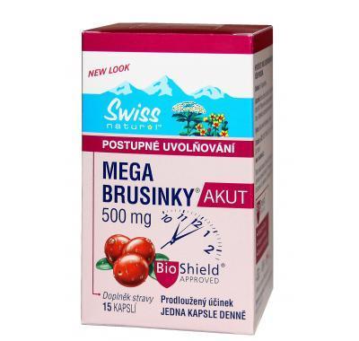 Swiss MEGA BRUSINKY AKUT 15 kapslí, Swiss, MEGA, BRUSINKY, AKUT, 15, kapslí