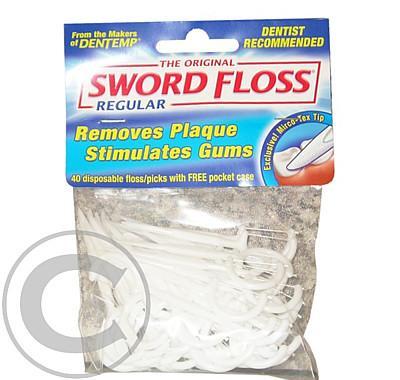 Sword Floss Regular zubni nit a paratko 40ks, Sword, Floss, Regular, zubni, nit, paratko, 40ks