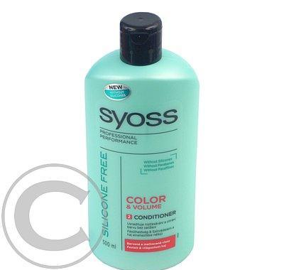 SYOSS balzám 500 ml bez silikonů Color&Volume