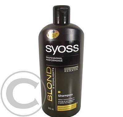 Syoss šampon 500ml Blond&Highlights nové