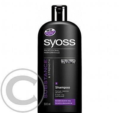 Syoss šampon 500ml substance&strength nové