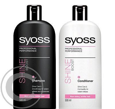 SYOSS šampon   kondicionér Shine 2 x 500 ml