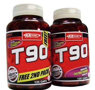 T90 - Xxtreme Testosterone Booster 120 kapslí   120 kapslí ZDARMA, T90, Xxtreme, Testosterone, Booster, 120, kapslí, , 120, kapslí, ZDARMA