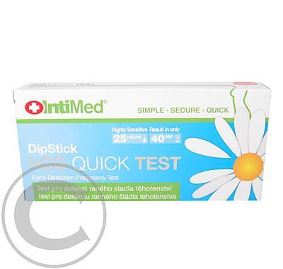 Těhotenský test Intimed hCG Quick Test DipStick, Těhotenský, test, Intimed, hCG, Quick, Test, DipStick