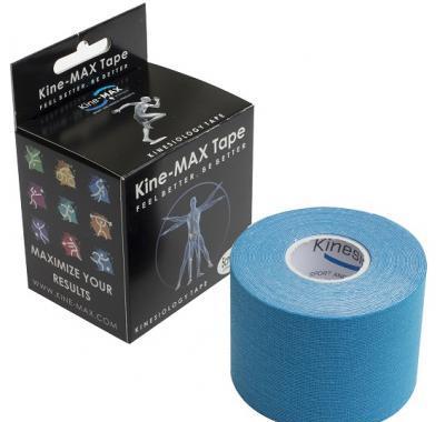 Tejp KinesioMAX kinesio pružný tape modrá 5 cmx5 m