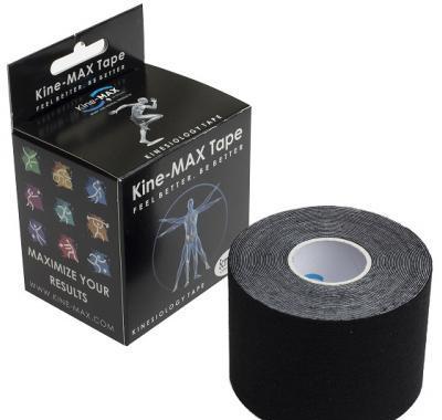 Tejp KinesioMAX kinesio tape černá 5 cmx5 m, Tejp, KinesioMAX, kinesio, tape, černá, 5, cmx5, m