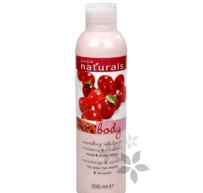Tělové mléko s brusinkou a skořicí Naturals (Cranberry & Cinnamom Hand & Body Lotion) 200 ml