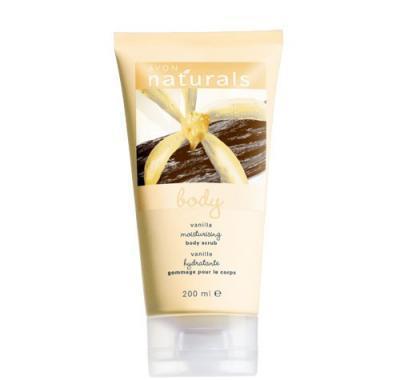 Tělový peeling s vůní vanilky Naturals (Vanilla Body Scrub) 200 ml