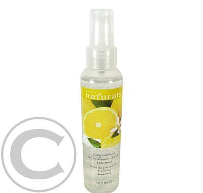 Tělový sprej s citronem a bazalkou Naturals (Lemon Blossom & Basil Spray) 125 ml