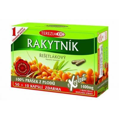 TEREZIA COMPANY Rakytník řešetlákový 100% prášek z plodů 50   10 kapslí ZDARMA, TEREZIA, COMPANY, Rakytník, řešetlákový, 100%, prášek, plodů, 50, , 10, kapslí, ZDARMA