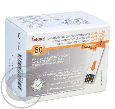 Testovací proužky na glukometr Beurer GL44/GL50 2x25ks