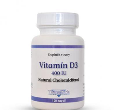 TheraTech Vitamin D3 400IU Natural 100 kapslí