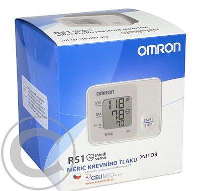 Tonometr digitální OMRON RS1 na zápěstí, Tonometr, digitální, OMRON, RS1, zápěstí