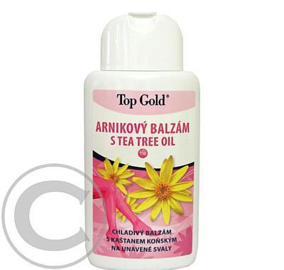 TOP GOLD Arnikový balzám s Tea Tree Oil 200 ml, TOP, GOLD, Arnikový, balzám, Tea, Tree, Oil, 200, ml