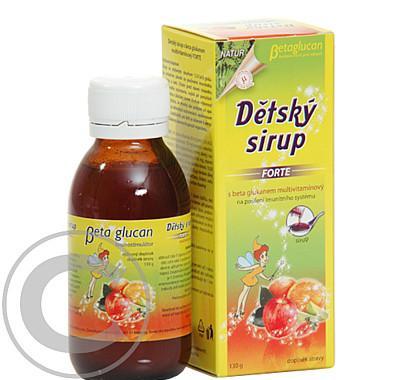 TOPVET dětský sirup s beta glukanem FORTE 130g, TOPVET, dětský, sirup, beta, glukanem, FORTE, 130g