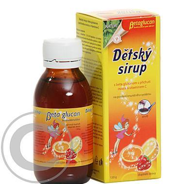 TOPVET dětský sirup s beta glukanem ovoce   vitamín C 130g, TOPVET, dětský, sirup, beta, glukanem, ovoce, , vitamín, C, 130g