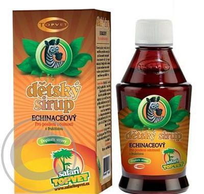 TOPVET SAFARI Dětský sirup echinaceový 300g, TOPVET, SAFARI, Dětský, sirup, echinaceový, 300g