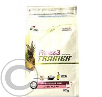 Trainer Fitness Puppy Junior Mini Fish Rice 0,8 kg, Trainer, Fitness, Puppy, Junior, Mini, Fish, Rice, 0,8, kg