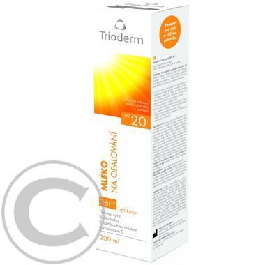 Trioderm Sun mléko na opalování sprej SPF20 200 ml, Trioderm, Sun, mléko, opalování, sprej, SPF20, 200, ml