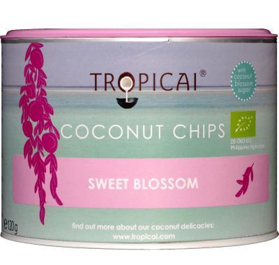 TROPICAI Kokosové chipsy Sweet Blossom 120 g, TROPICAI, Kokosové, chipsy, Sweet, Blossom, 120, g