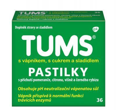 Tums Dobré zažívání - pastilky 36, Tums, Dobré, zažívání, pastilky, 36