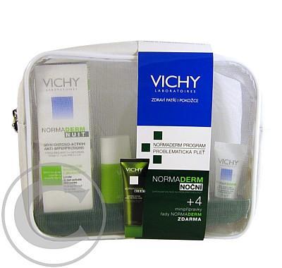 VICHY Taštička  Normaderm Soin 50 ml   4 minipřípravky zdarma, noční, VICHY, Taštička, Normaderm, Soin, 50, ml, , 4, minipřípravky, zdarma, noční