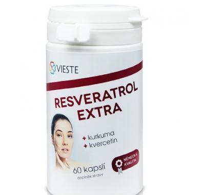 Vieste Resveratrol extra 60 kapslí, Vieste, Resveratrol, extra, 60, kapslí