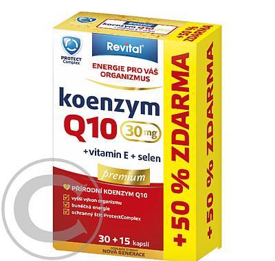 VITAR Revital Koenzym Q10 30mg Se vit.E cps.30 15 zdarma, VITAR, Revital, Koenzym, Q10, 30mg, Se, vit.E, cps.30, 15, zdarma