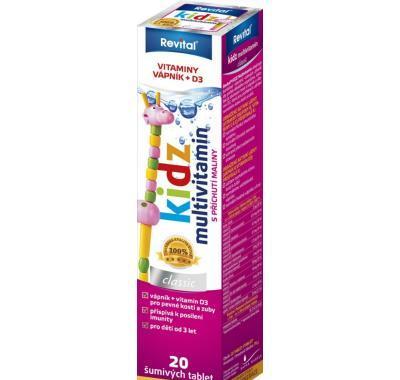 VITAR Revital Multi KIDZ multivitamin šumivé tablety 20 ks