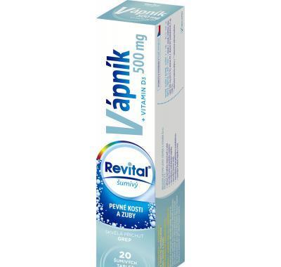 VITAR Revital Vápník 500 mg   vitamin D3 šumivé tablety 20 ks, VITAR, Revital, Vápník, 500, mg, , vitamin, D3, šumivé, tablety, 20, ks