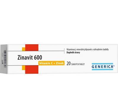 GENERICA Zinavit 600 20 šumivých tablet