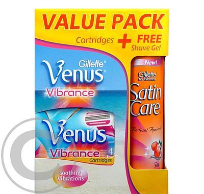 Gillette Venus Vibrance 4ks náhradní břity   Apricot gel 200ml