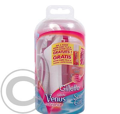 Gillette Venus Vibrance strojek   Satin care gel 75ml, Gillette, Venus, Vibrance, strojek, , Satin, care, gel, 75ml