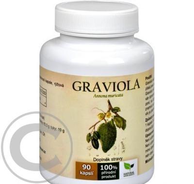 NATURAL MEDICAMENTS Graviola 90 kapslí