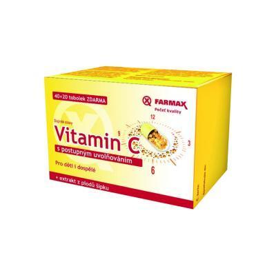 SVUS Vitamin C s postupným uvolňováním 60 tobolek, SVUS, Vitamin, C, postupným, uvolňováním, 60, tobolek