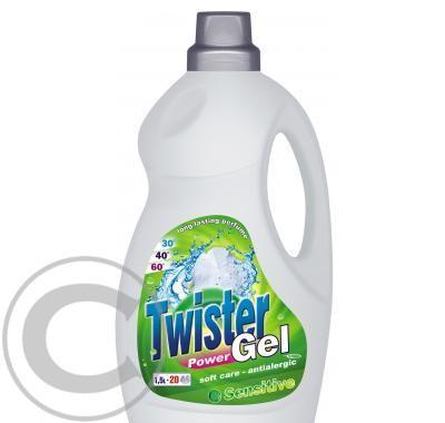 Twister prací gel SOFT CARE antialergic na bílé a jemné prádlo 1,5L, Twister, prací, gel, SOFT, CARE, antialergic, bílé, jemné, prádlo, 1,5L