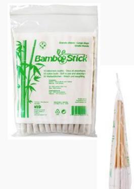 Tyčinky vatové BambooStick pro čištění uší psů 50ks